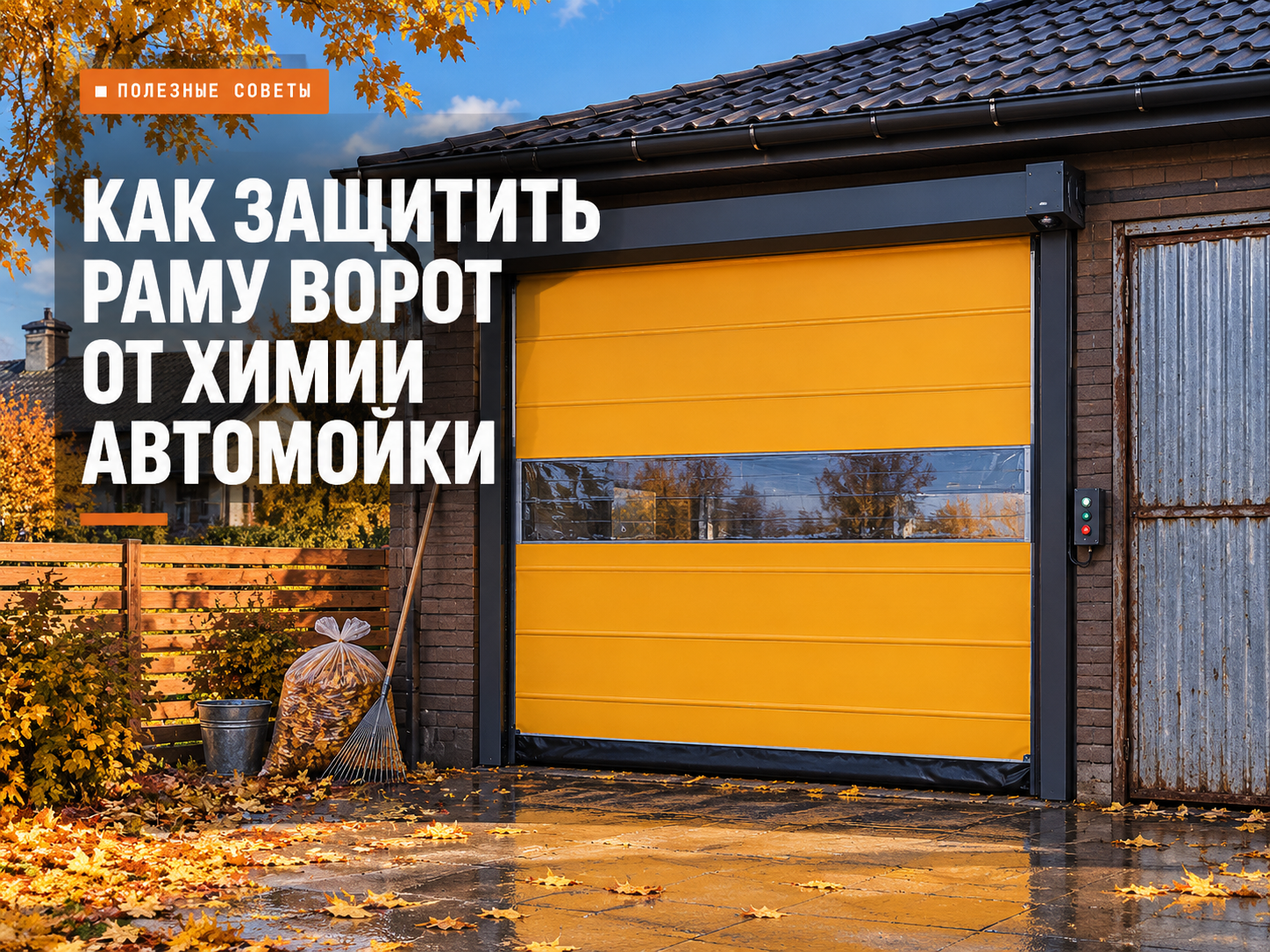 Порошковое покрытие рамы ПВХ-ворот на автомойке: как оно держит влагу и химию