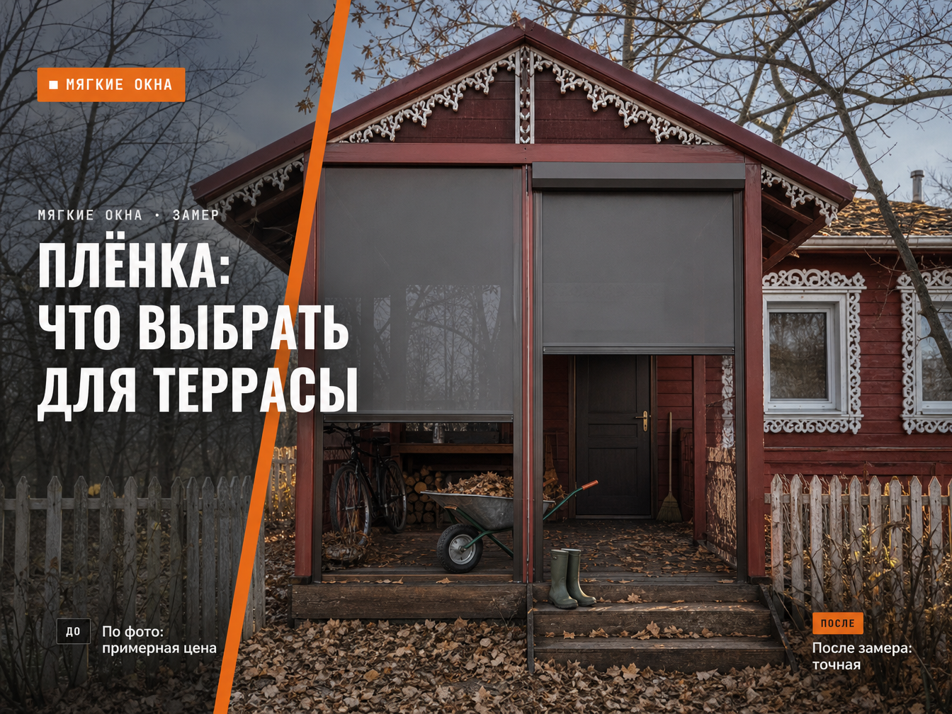 Ткань screen для ZIP-штор на террасе: что выбрать вместо прозрачной плёнки