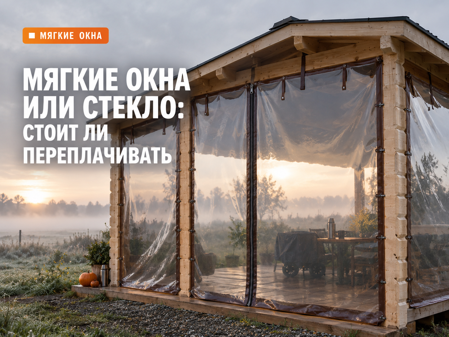 Стекло для веранды: стоит ли доплатить за замену мягких окон